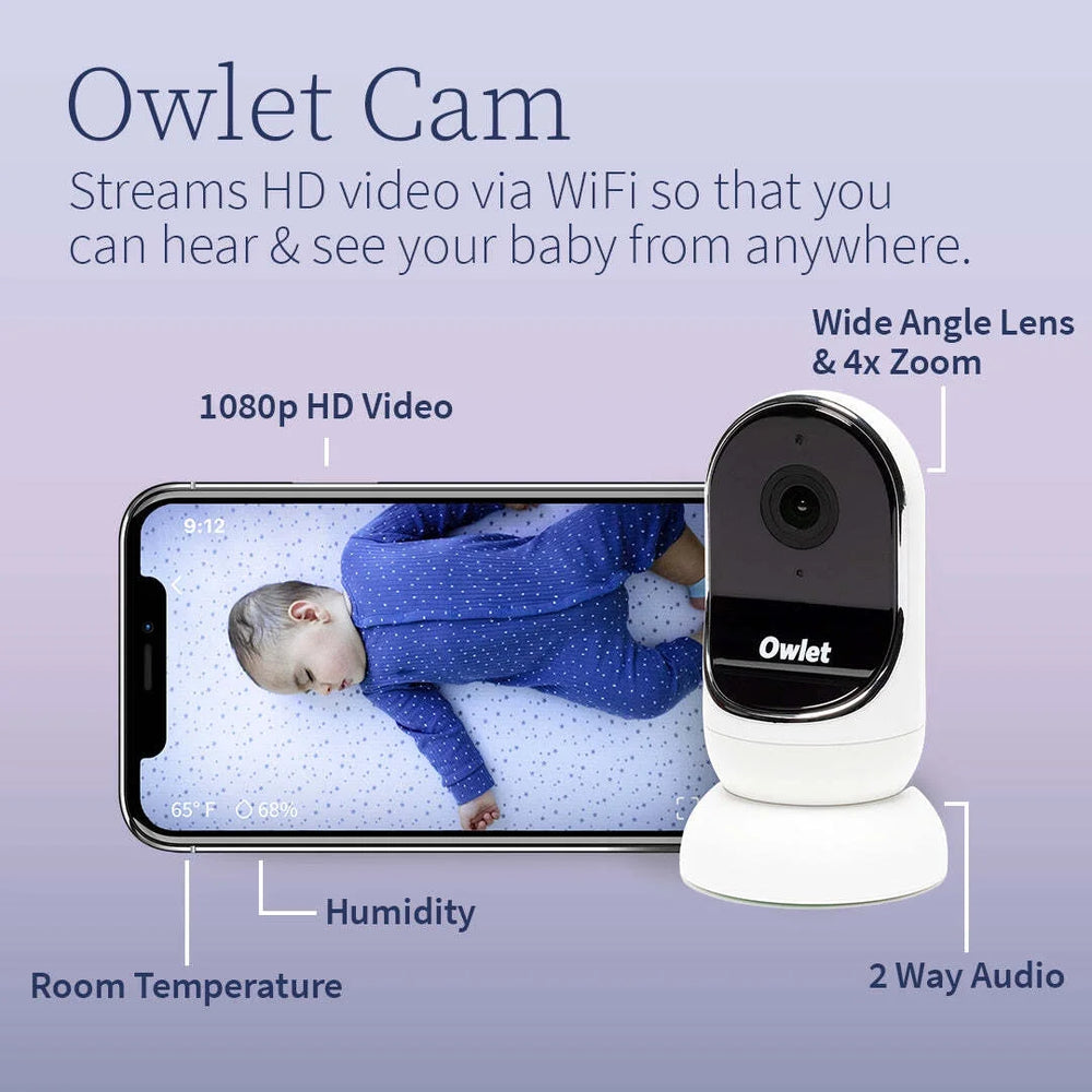 
                      
                        Dream Duo - Smart Portable Video Baby Monitor - HD Video Camera + Sock with Heart Rate, AVG Oxygen Tracker - Dusty Rose
                      
                    